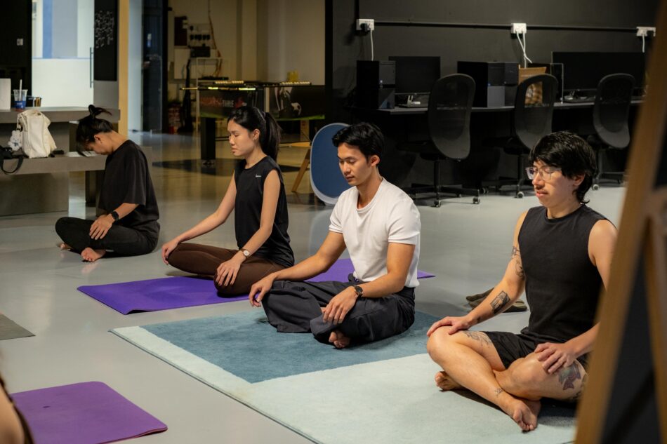 Yoga time at Actstitude